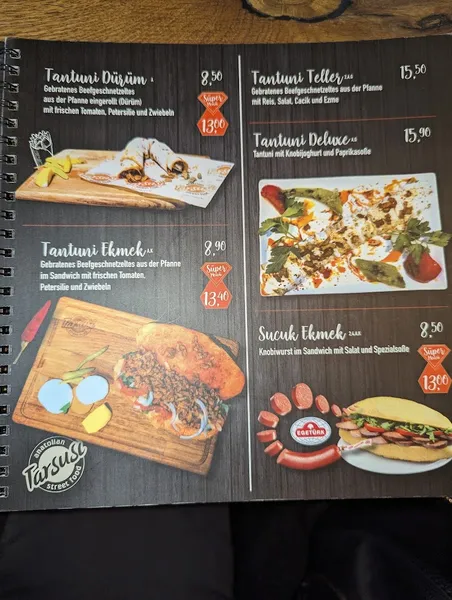 menu 2 of Tarsusi - Anatolian street food Wandsbek