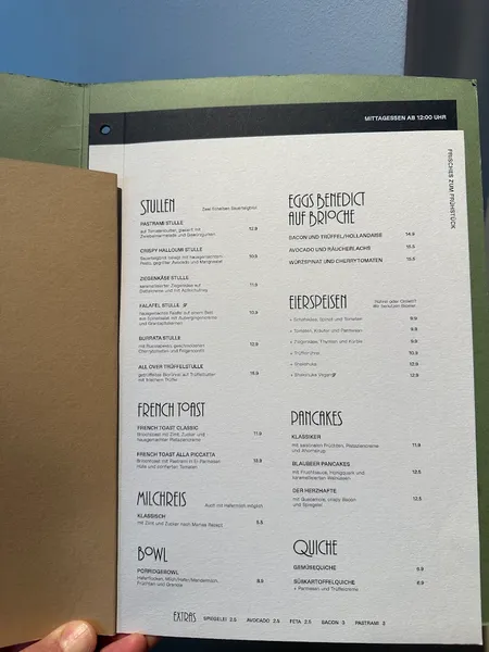 menu 1 of Café Kernig