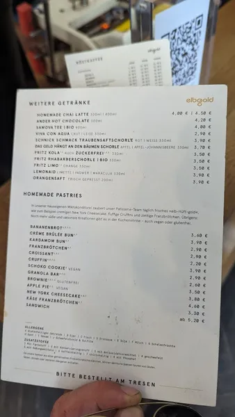 menu 1 of elbgold Winterhude | Mühlenkamp 59