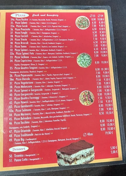 menu 2 of Pizza Pasta Traditionale