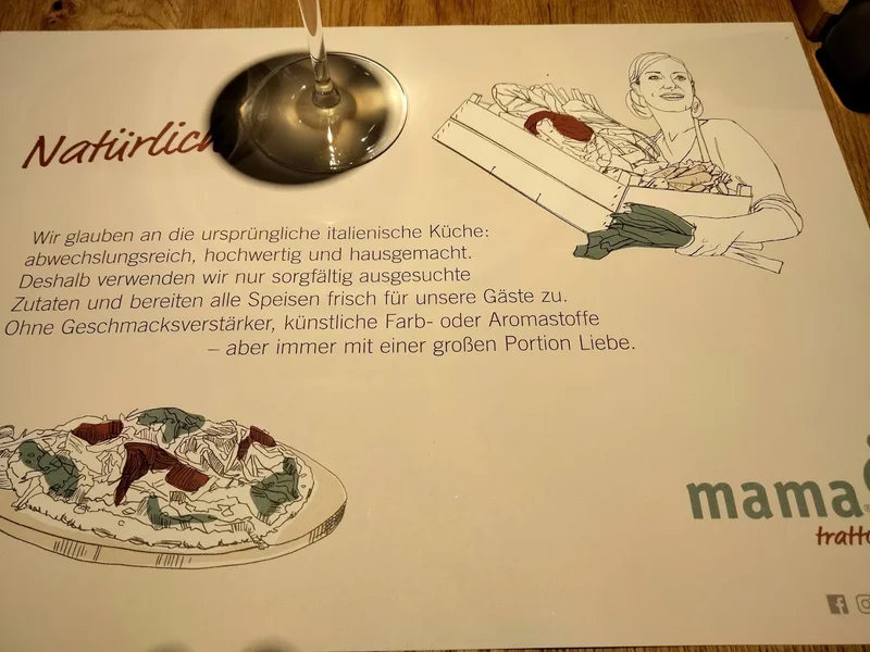 menu 1 of mama trattoria Köln City