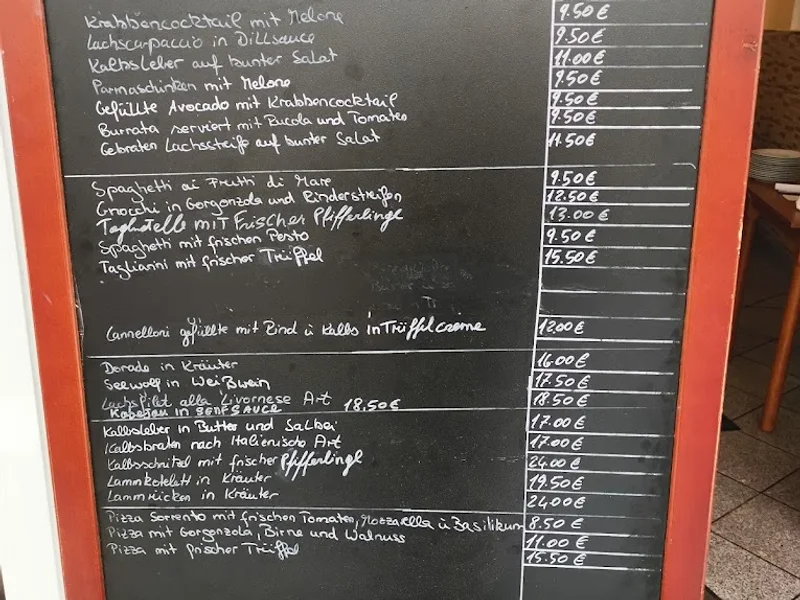 menu 2 of Il Mezzogiorno