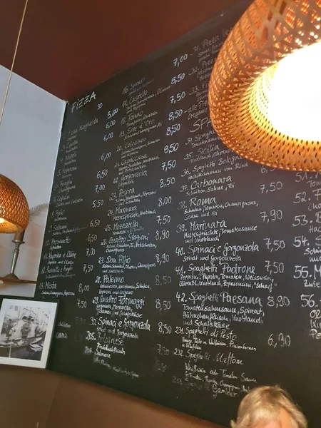 menu 1 of Bella Italia
