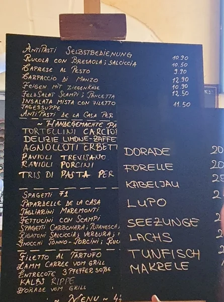 menu 0 of Pane e vino