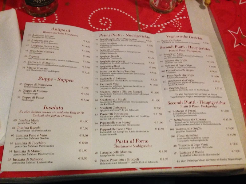 menu 2 of Pane e vino