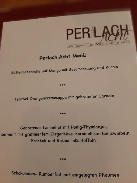 menu 0 of Perlach Acht - Augsburg