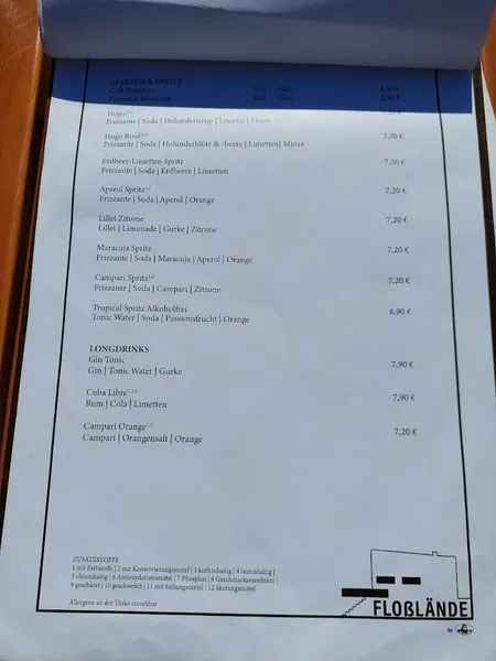 menu 2 of Floßlände Augsburg