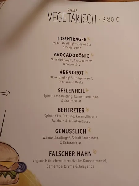 menu 0 of HANS IM GLÜCK - WUPPERTAL Elberfeld