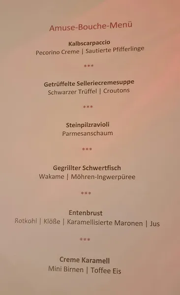 menu 0 of SCARPATI
