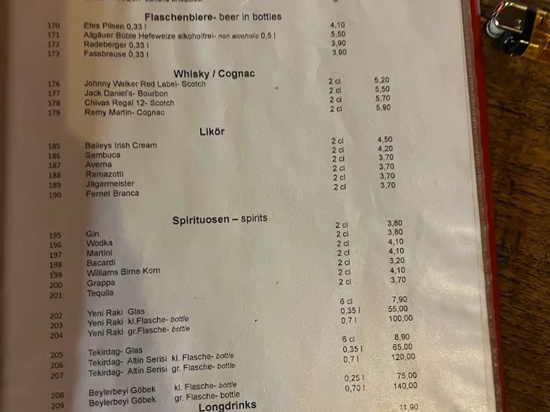 menu 1 of LyLy - Köln