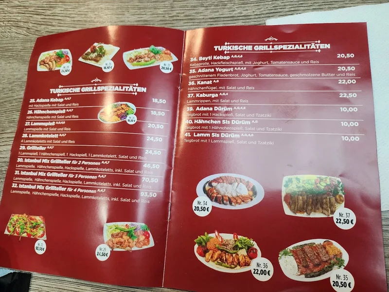 menu 2 of Istanbul Restaurant