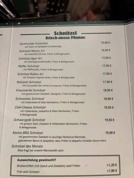 menu 1 of Mit Schmackes