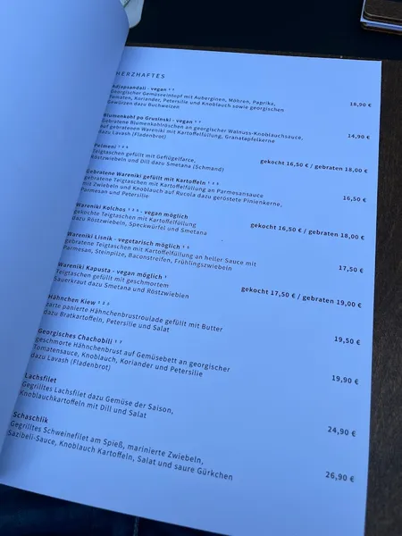 menu 1 of Babuschkas Kitchen