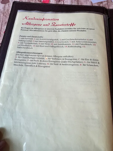 menu 2 of Pizzeria Regina