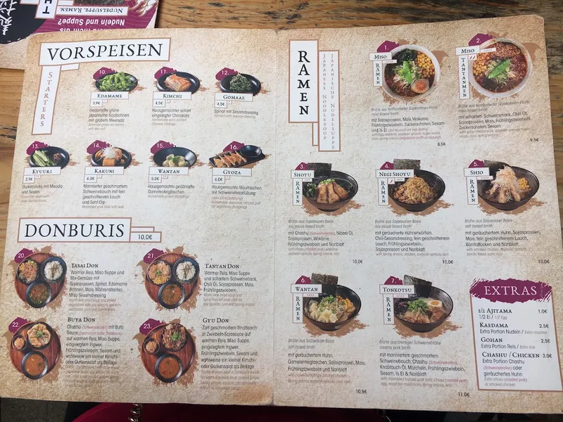 menu 1 of The Ramen Hamburg