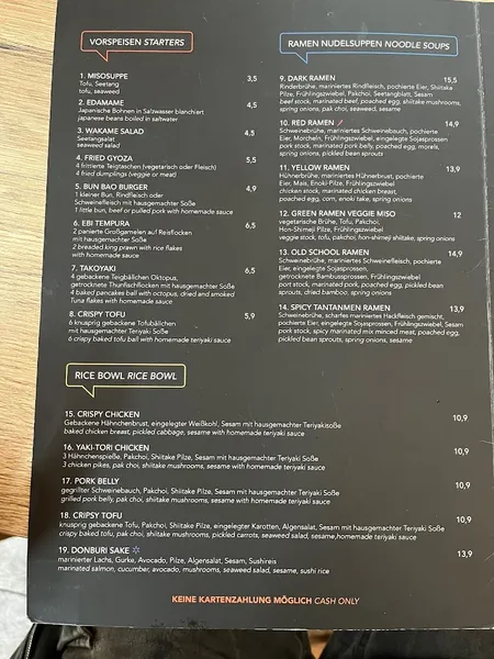 menu 0 of Wabisabi Ramen
