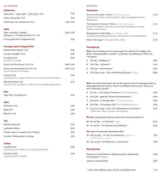 menu 0 of Quan Do Hauptbahnhof