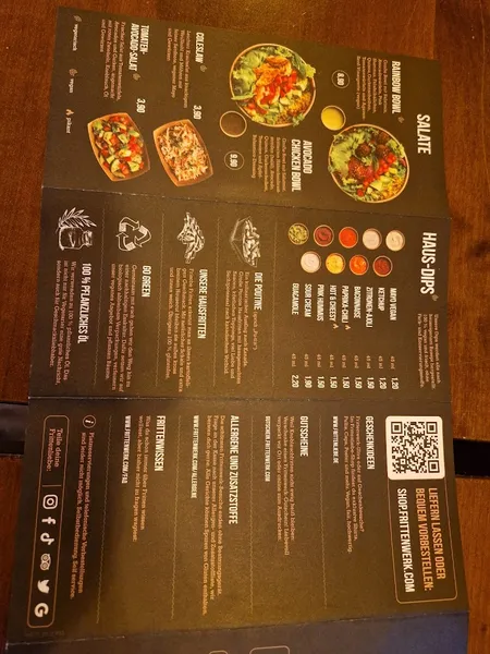 menu 1 of Frittenwerk Hamburg