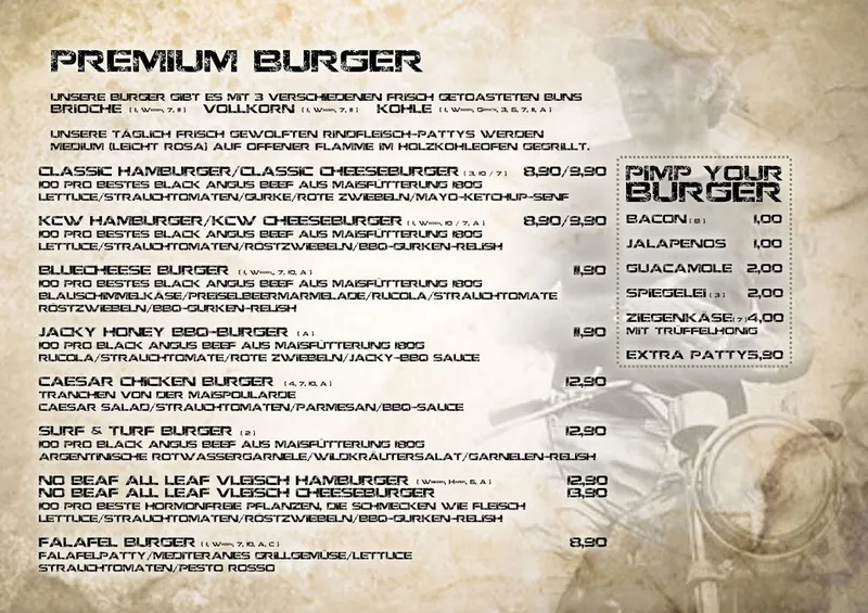 menu 0 of KohleCraftWerk