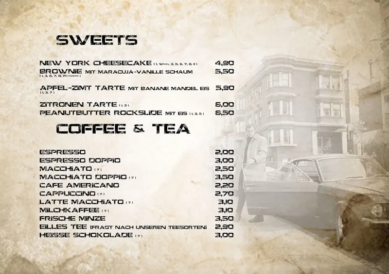 menu 2 of KohleCraftWerk