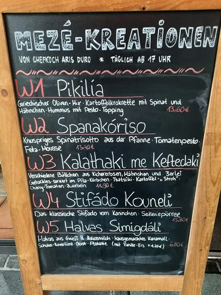 menu 0 of Yamas mezé restaurant & weinbar