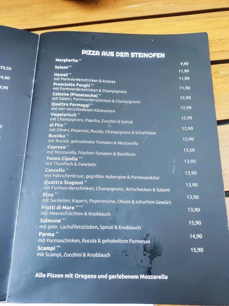 menu 2 of Il Cancello