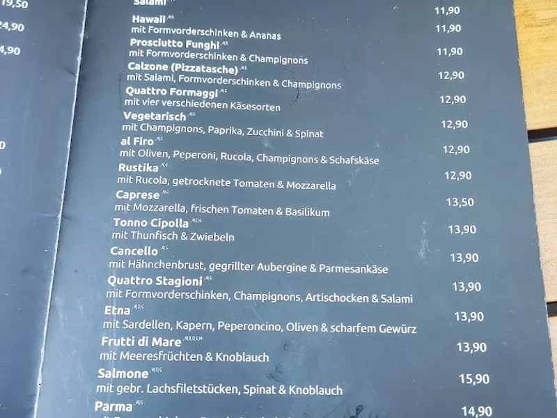 menu 2 of Il Cancello