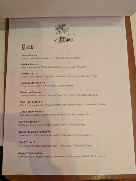 menu 2 of Tigre