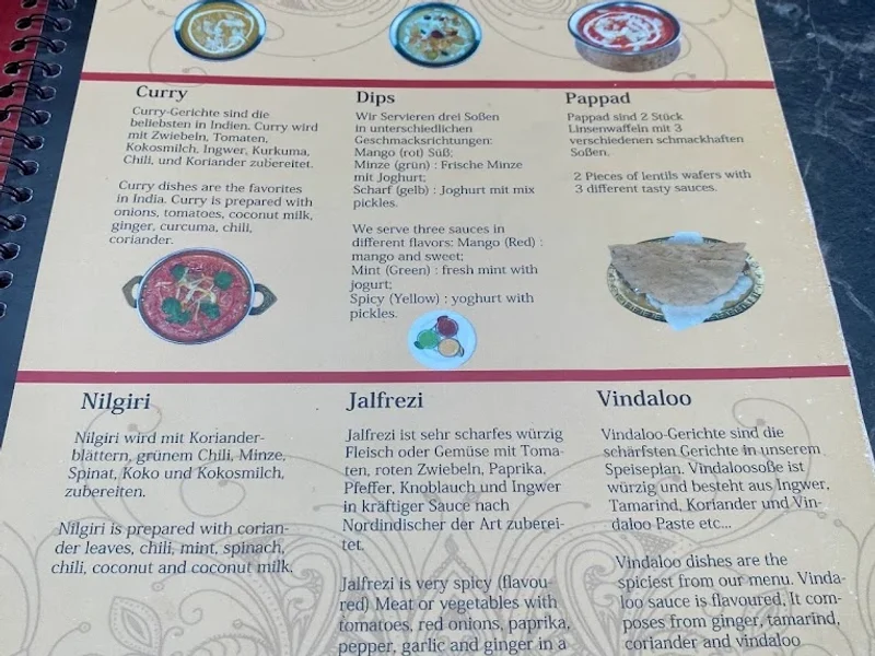 menu 0 of Indisches Restaurant NAMASTE Nürnberg
