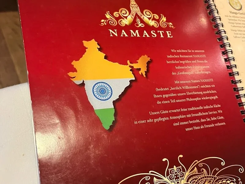 menu 2 of Indisches Restaurant NAMASTE Nürnberg