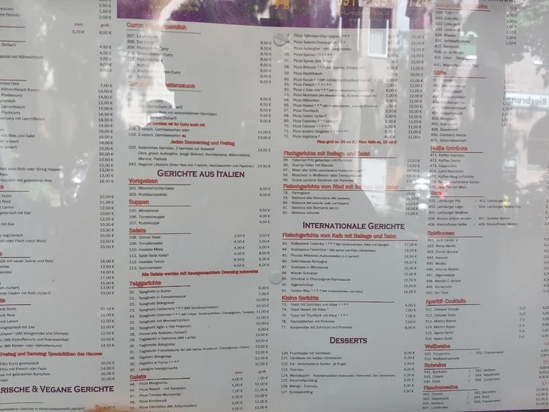 menu 0 of Colombo Restaurant Nürnberg