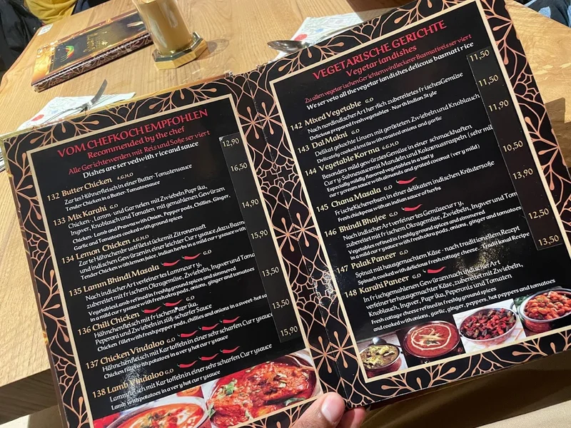 menu 2 of Swarg
