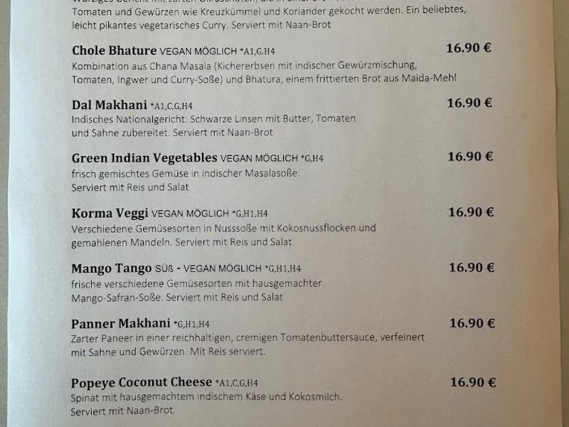 menu 0 of LêBar
