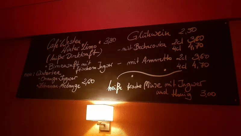 menu 1 of Café Westen