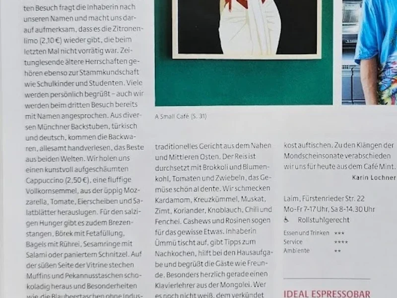 menu 0 of Café Mint