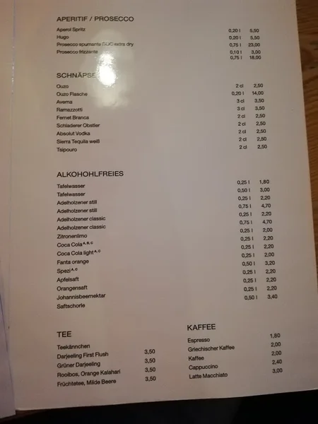menu 1 of Potlatsch