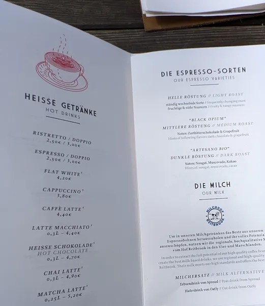 menu 2 of Nord Coast Coffee Roastery