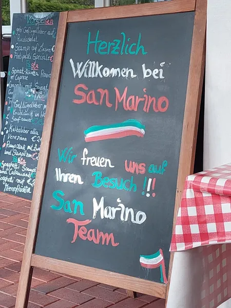 menu 1 of SAN MARINO RiSTORANTE PiZZERIA (1990)