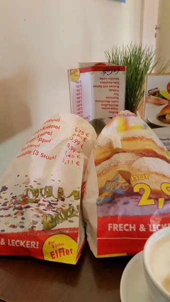 menu 0 of Der Bäcker Eifler