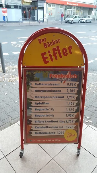 menu 1 of Der Bäcker Eifler