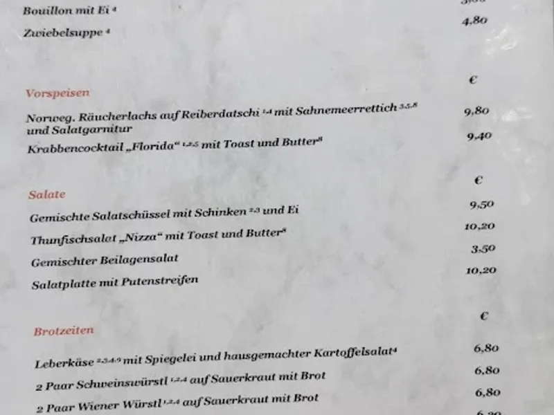 menu 0 of St. Benno Einkehr