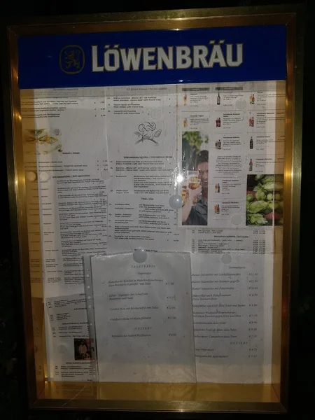 menu 2 of Restaurant Heimgarten