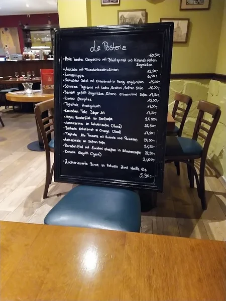 menu 1 of La Posteria