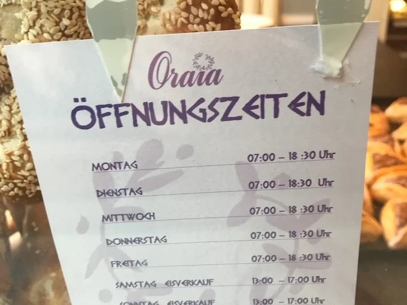 menu 0 of Cafe Konditorei Eis ORAIA