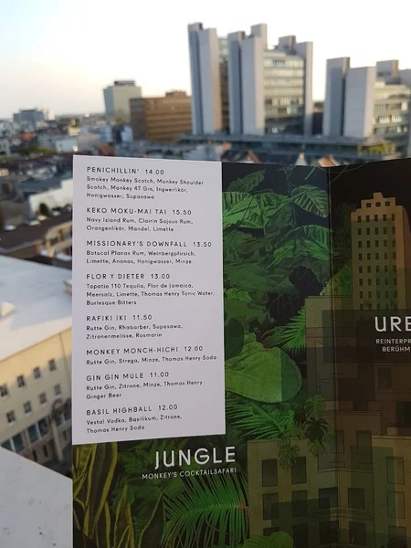 menu 1 of Monkey Bar