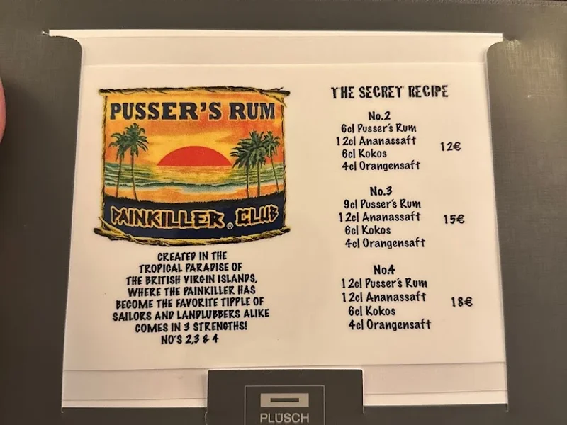 menu 0 of Plüsch Bar & Lounge (im Köln Marriott Hotel)