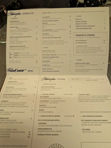 menu 2 of Fränk'ness