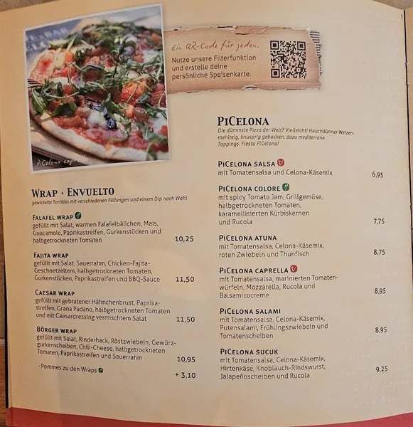 menu 0 of Cafe & Bar Celona Nürnberg