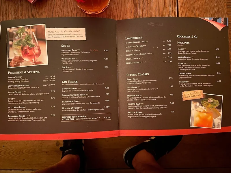 menu 0 of Finca & Bar Celona Nürnberg