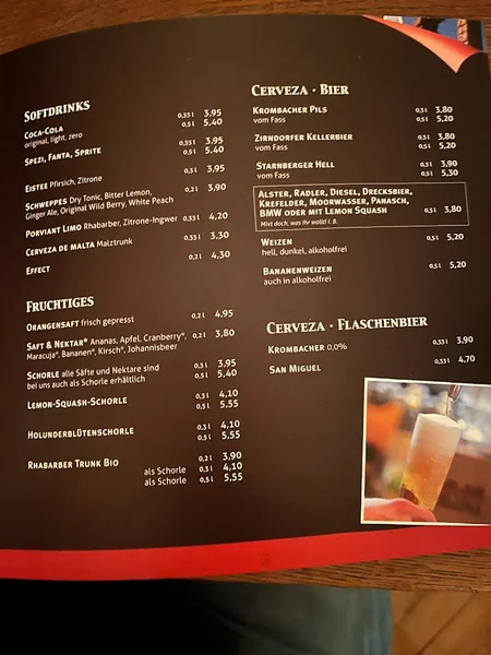 menu 2 of Finca & Bar Celona Nürnberg
